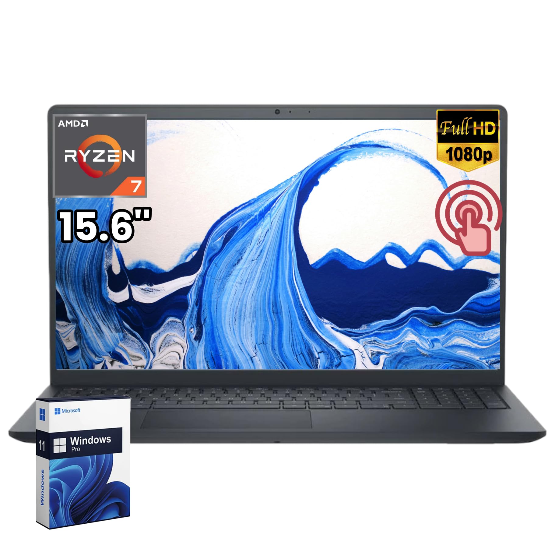 Amazon.com: Dell 15 Touchscreen Laptop Computer, AMD Ryzen 7 7730U